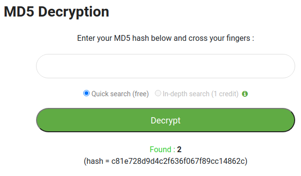 Decrypt id=2